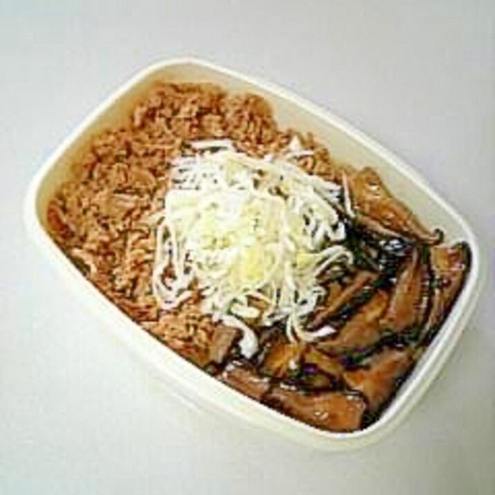 ☆鮪フレークと椎茸甘辛煮のお弁当☆